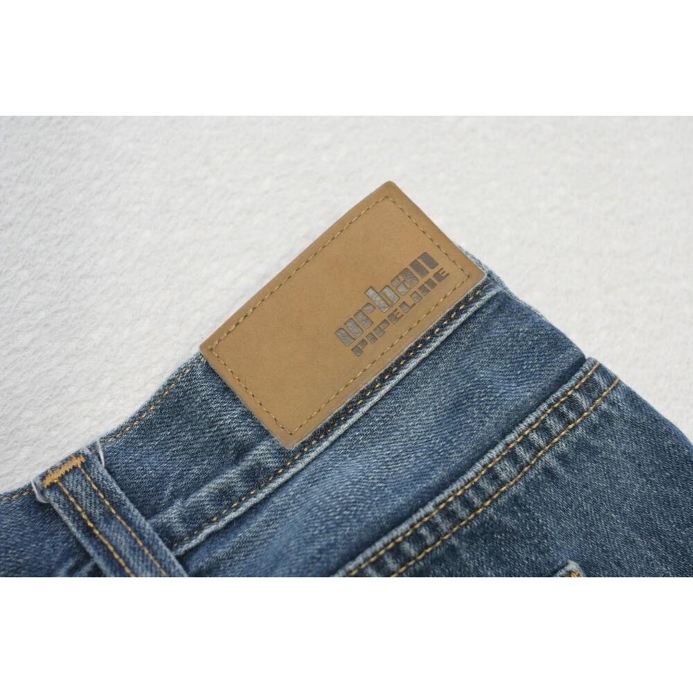 Urban Pipeline Relaxed Straight Rugged Denim Blue Jeans Mens Sz 38 x 30